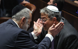 איתמר בן גביר, אריה דרעי (צילום: AFP/Getty images)