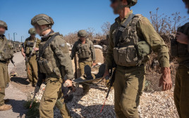 חיילי צה"ל בתרגיל צבאי במרחב רמת הגולן (צילום: דובר צה"ל)