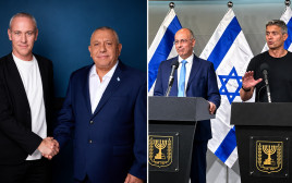יועז הנדל, ירון זילכה, גדי איזנקוט, חילי טרופר (צילום: אבשלום ששוני,יהב טרודלר)