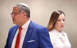 טלי גוטליב, איתמר בן גביר (צילום: מרק ישראל סלם,בינה מלאכותית ושיפור צילום)