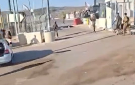 פיגוע במחסום מכבים (צילום: שימוש לפי סעיף 27א')