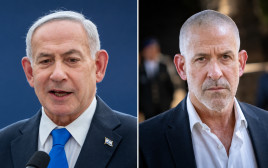 רונן בר, בנימין נתניהו (צילום: חיים גולדברג, פלאש 90)