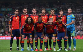שחקני נבחרת ספרד (צילום: David Ramos - UEFA / Contributor)