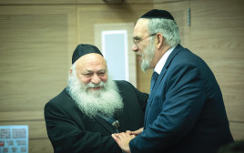 יעקב אשר ויצחק גולדקנופף (צילום: ארכיון יונתן זינדל, פלאש 90)