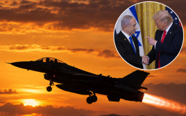 אילוסטרציה, תקיפה באיראן, טראמפ ונתניהו (צילום: דובר צה"ל,בינה מלאכותית,REUTERS/Jonathan Ernst/Pool)