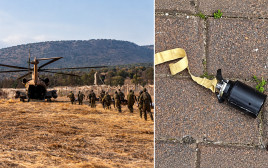 פצצת המצרר שהתפוצצה ברכס רמים, זירת האירוע (צילום: שימוש לפי סעיף 27א',דובר צהל)