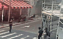 קריסת מבנה בתל אביב (צילום: שימוש לפי סעיף 27א')