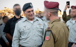 הרמטכ"ל אייל זמיר בטקס סיום קורס קצינים בבה"ד 1 (צילום: דובר צה"ל)