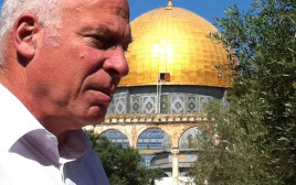 שר השיכון אורי אריאל בהר הבית (צילום: רועי שרון, פלאש 90)