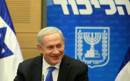 ראש הממשלה בנימין נתניהו בישיבת סיעת הליכוד (צילום: מרק ישראל סלם)