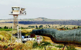 גבול ישראל סוריה, רמת הגולן (צילום: רויטרס)