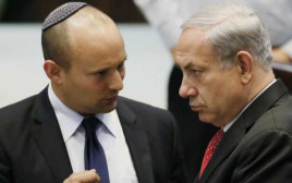 נפתלי בנט ובנימין נתניהו (צילום: מרים אלסטר, פלאש 90)