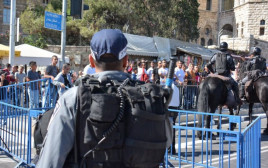 כוחות משטרה בירושלים (צילום: חטיבת דובר המשטרה)