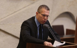 גלעד ארדן נואם בכנסת  (צילום: מרק ישראל סלם)