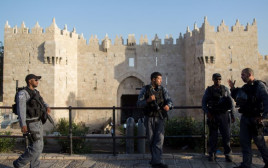 שוטרי מג"ב בירושלים, ארכיון (צילום: יונתן זינדל, פלאש 90)