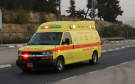 ניידת טיפול נמרץ, אמבולנס (צילום: גרשון אלינסון, פלאש 90)