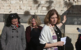 ענת הופמן, יו"ר נשות הכותל ברחבת הכותל (צילום: מרק ישראל סלם)