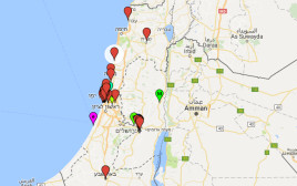 מפת פגישות חברי הכנסת (צילום: צילום מסך)