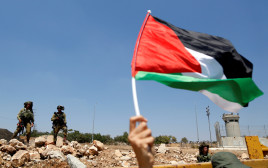 דגל פלסטין (צילום: רויטרס)