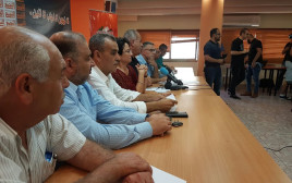 מסיבת העיתונאים מפלגת בל''ד (צילום: דוברות בל"ד)