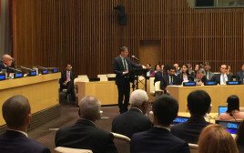 מזכ"ל האו"ם נואם לפני מועצת הביטחון (צילום: צ'לסי ברלין, בצלם USA)