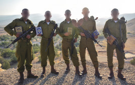 הלוחמים המוסלמים של גדוד אריות הירדן (צילום: דובר צה"ל)
