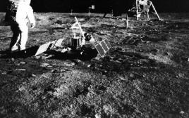 הנחיתה על הירח (צילום: Neil Armstrong.gettyimages)