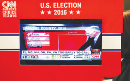 CNN מקבלת את טראמפ (צילום: Getty images)
