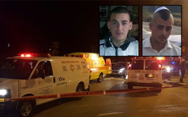 אביב בוארון ורון יעקב, הנרצחים באירוע הירי בנתניה (צילום: פייסבוק,דוברות מד"א)
