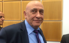 באסל גטאס בבית המשפט בבאר שבע (צילום: יאסר עוקבי)