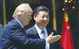 דונלד טראמפ ונשיא סין שי ג'ינפינג  (צילום: רויטרס)
