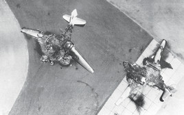 מטוסים מצרים שהופצצו במלחמת ששת הימים (צילום: Getty images)
