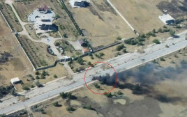 תיעוד תקיפת חיל האוויר בסוריה (צילום: צילום מסך)