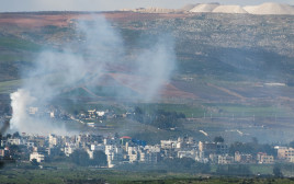 פצצת מרגמה ברמת הגולן (צילום: באסל עווידאת, פלאש 90)