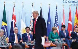 טראמפ בוועידת ה-G20 (צילום: רויטרס)