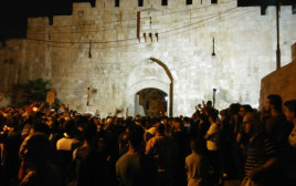 מהומות בעיר העתיקה (צילום: מעיין הרוני)