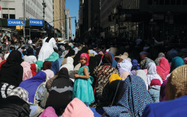 מוסלמים בניו יורק (צילום: רויטרס)