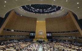 בנימין נתניהו נואם בעצרת האו"ם (צילום: רויטרס)