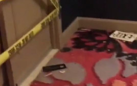 החדר במלון ממנו ירה הרוצח בלאס וגאס  (צילום: צילום מסך)