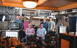צוות המחקר מהטכניון (צילום: ניצן זוהר דוברות הטכניון)