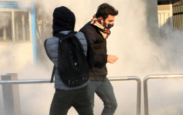 מחאות באיראן (צילום: AFP)