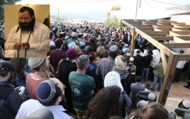 הלווייתו של הרב רזיאל שבח (צילום: הלל מאיר/TPS,ישיבת רועה ישראל)