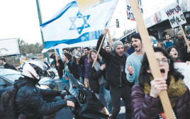 הפגנה נגד גירוש המסתננים (צילום: תומר נויברג, פלאש 90)