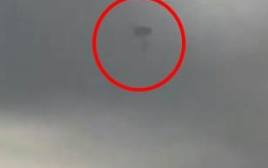 הטייס שנפלט ממטוס ה-F-16 בצפון (צילום: צילום מסך)