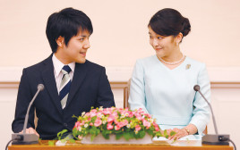 הנסיכה היפנית מאקו וארוסה לשעבר קיי קומורו  (צילום: רויטרס)