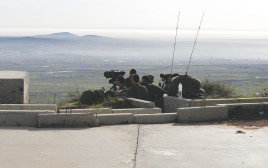 חיילים ברמת הגולן (צילום: AFP)
