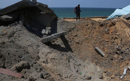 ההרס ברצועה (צילום: רשתות הערביות)
