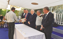 הענקת פרס ביטחון ישראל (צילום: אריאל חרמוני, משרד הביטחון)