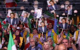 עצרת נגד המשטר האיראני (צילום: AFP)