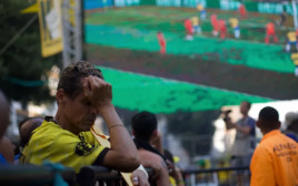אוהד נבחרת ברזיל (צילום: AFP)